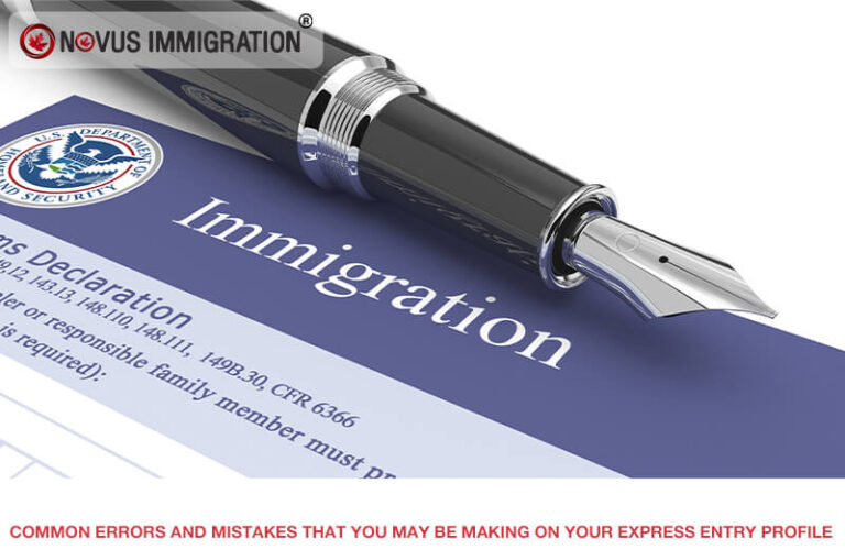 Common Errors and Mistakes That You May Be Making on Your Express Entry Profile